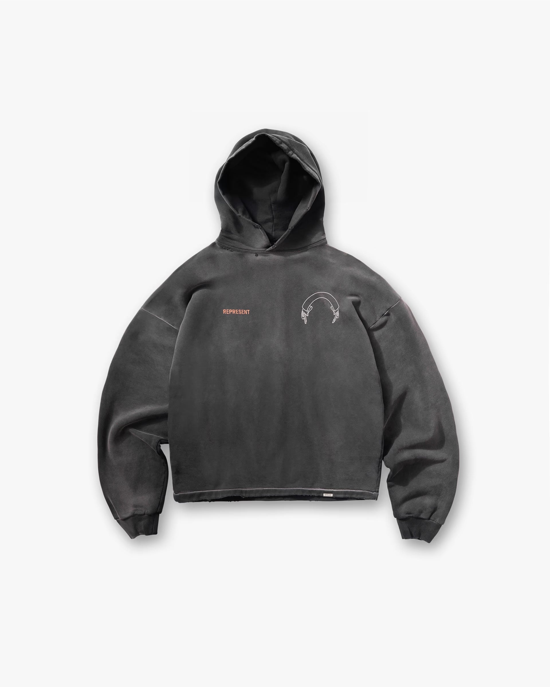 Stained Black Hoodie | Patron Club