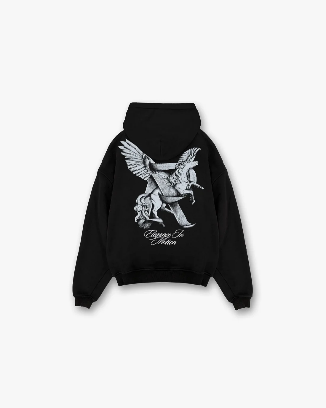 Elegance in Motion Hoodie | Black
