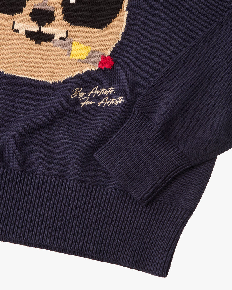 Teddy Knit | Navy