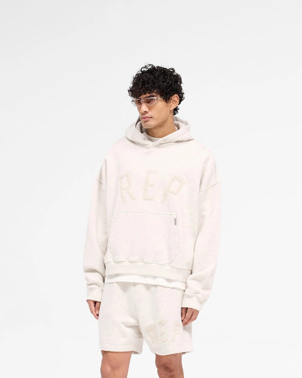 Rep Hoodie | Cream