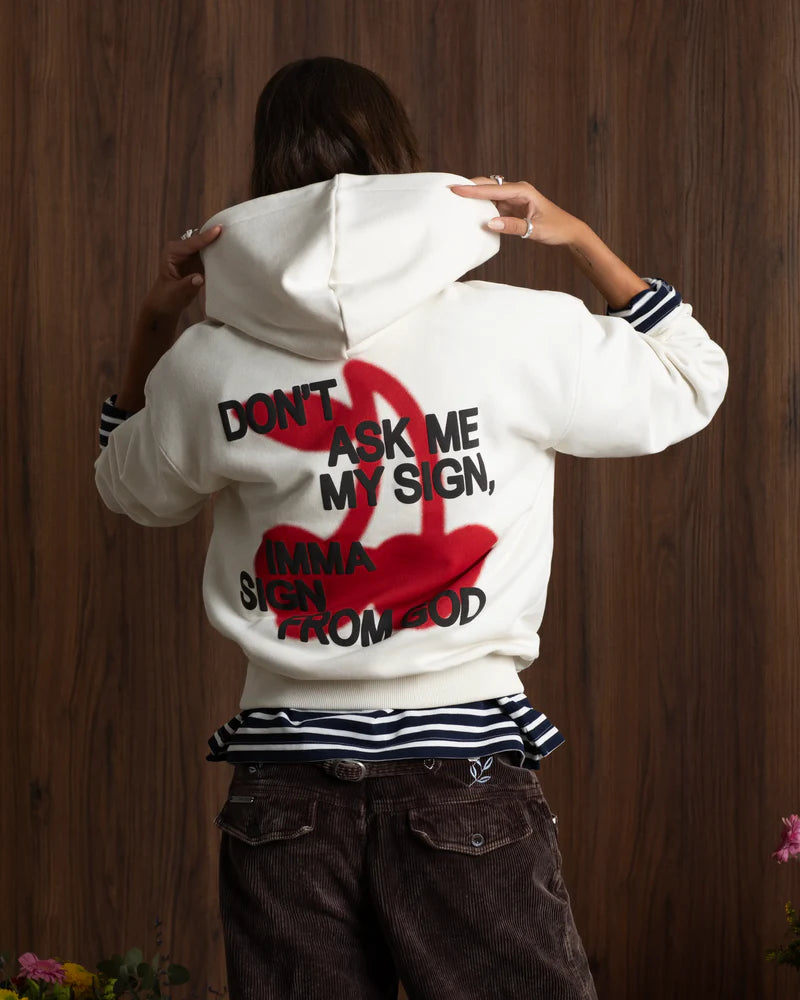 Signed From God Hoodie | White