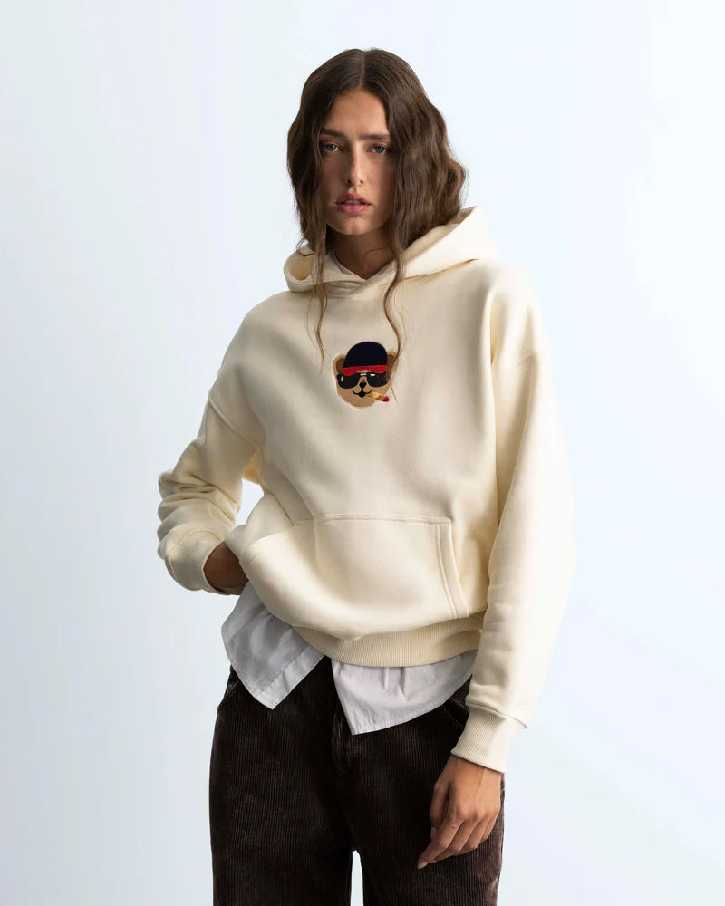 Teddy Hoodie | White