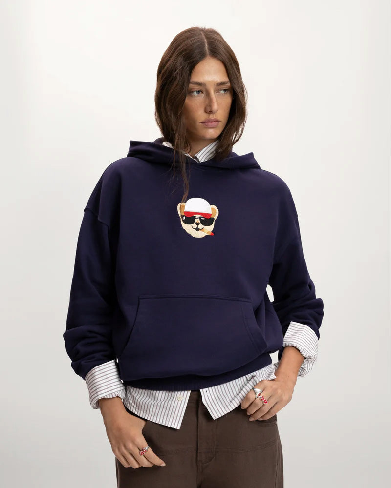 Teddy Hoodie | Navy