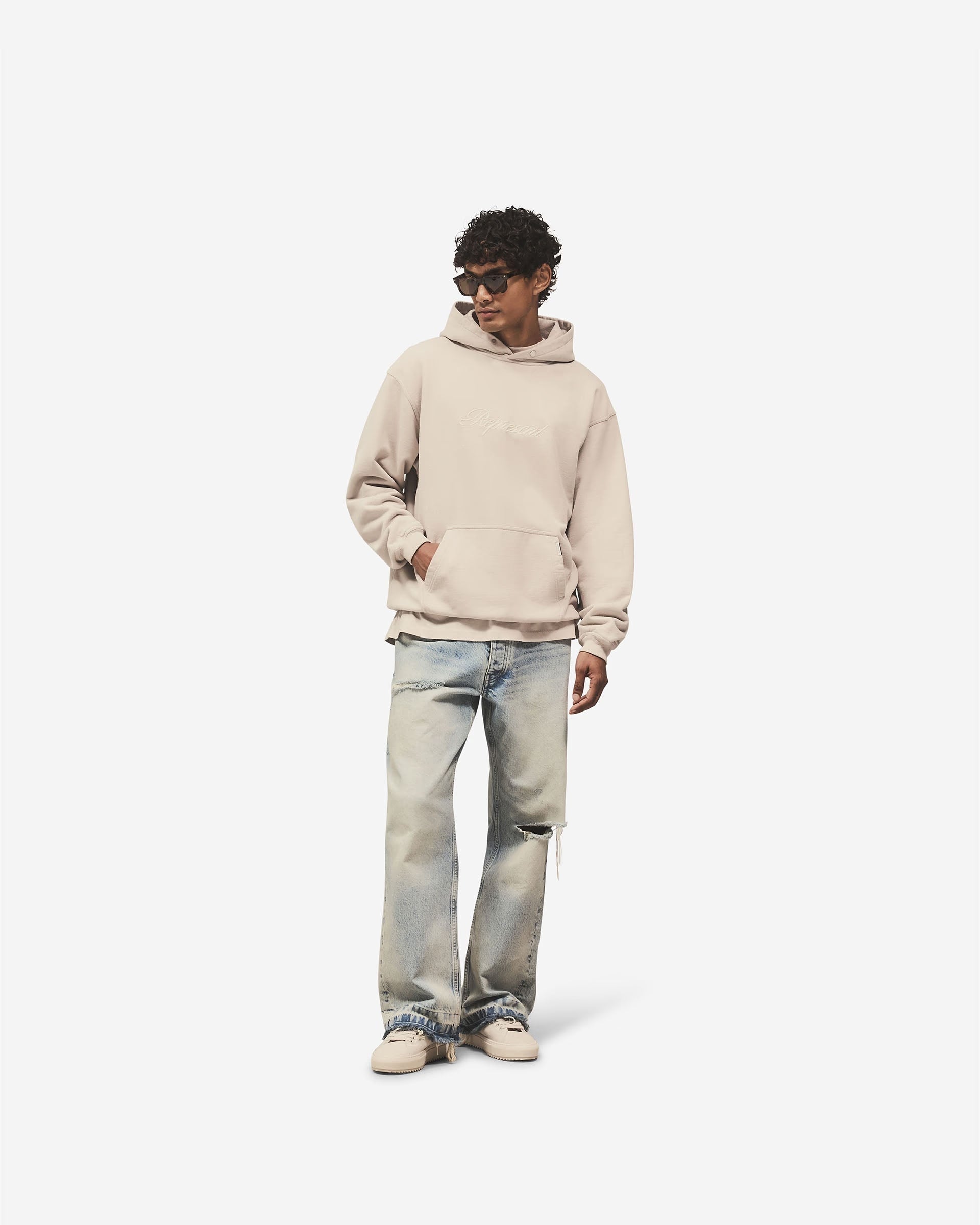 Represent - Hoodie | Light Brown