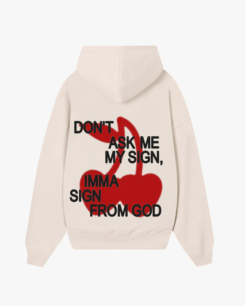 Signed From God Hoodie | White