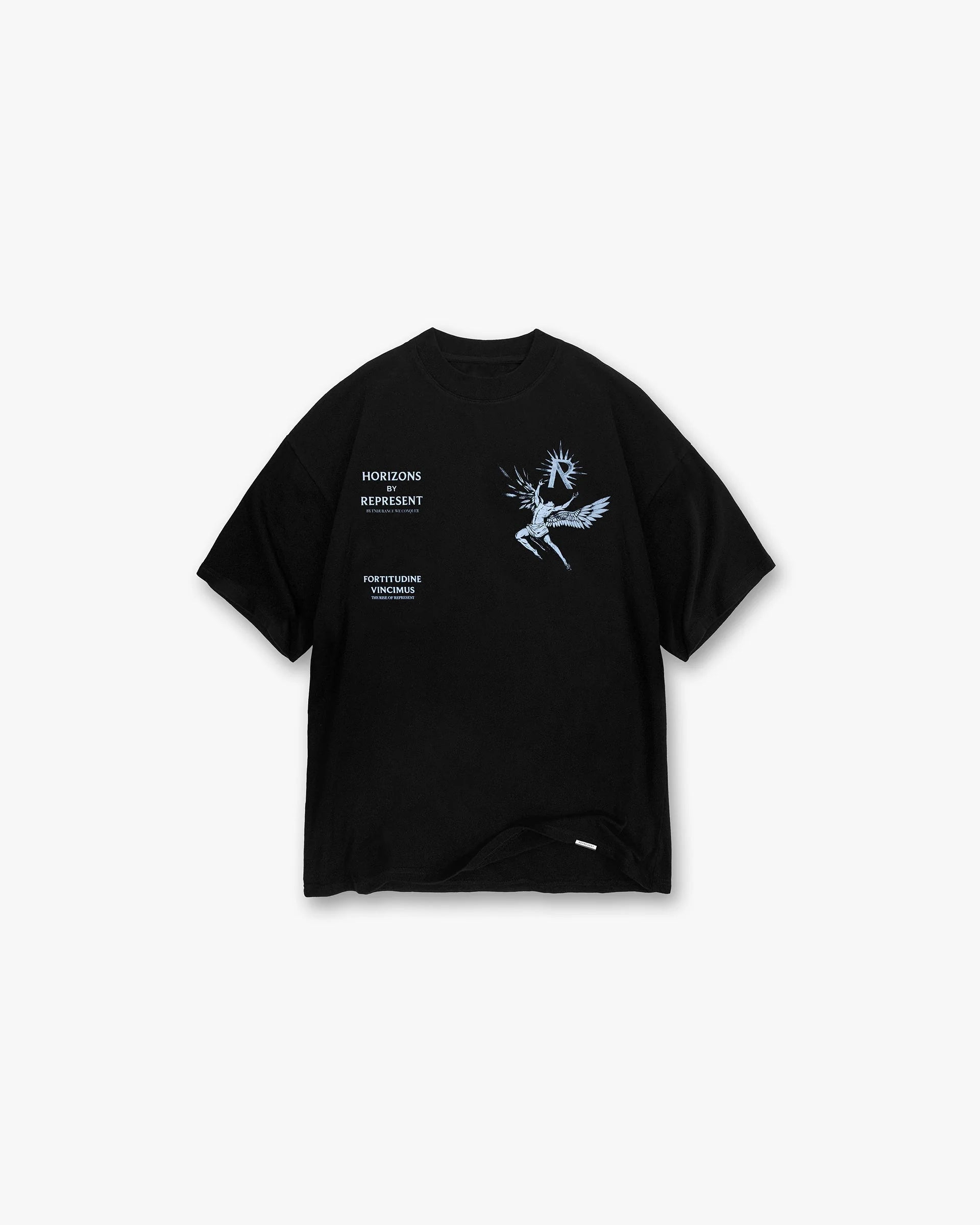 Icarus T-Shirt | Jet Blue Black